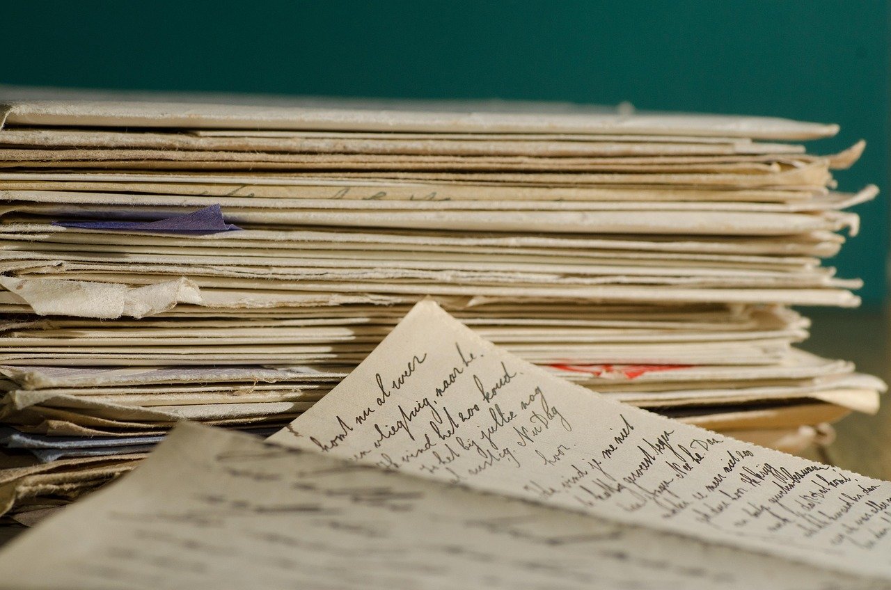 stack of letters, letter, handwriting, family letters, written, pen, ink, letter, letter, letter, letter, letter